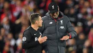 Klopp im Gespräch mit Junuzovic