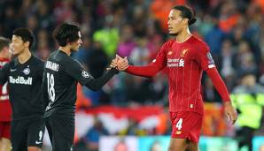 Van Dijk mit Minamino