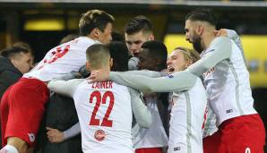 Grenzenloser Jubel bei Red Bull Salzburg nach dem Einzug ins Europa-League-Viertelfinale