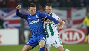 Der SK Rapid Wien schlägt die Glasgow Rangers mit 1:0.