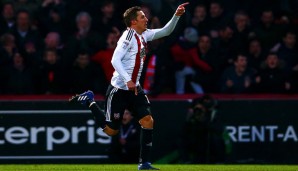 Konstantin Kerschbaumer erzielt sein erstes Tor für Brentford