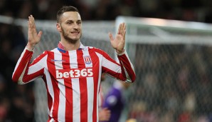 Marko Arnautovic zentraler Mann bei Stoke-Match