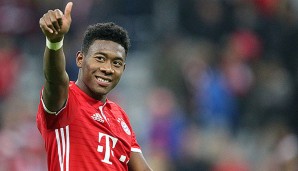 David Alaba wird in Österreich als Fußballer des Jahres ausgezeichnet