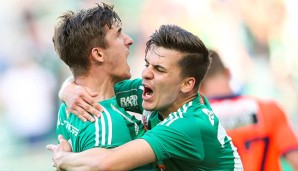 Der SK Rapid Wien darf endlich wieder jubeln