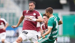 Stefan Maierhofer sorgt gegen Rapid für den späten Ausgleich