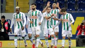 Der SK Rapid Wien jubelt