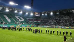 Rapid will für Polizei-Kosten nicht zahlen.