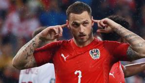 Marko Arnautovic jubelt gegen Lettland