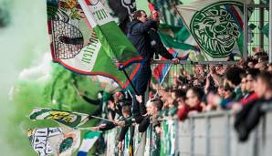 Fans des SK Rapid.