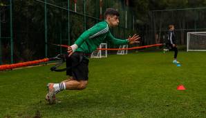 Yusuf Demir im Training.