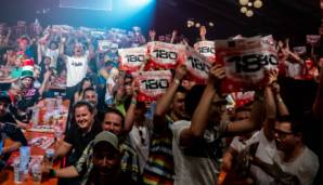 Beste Stimmung unter den Darts-Fans in Graz