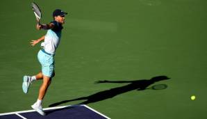 Dominic Thiem im Finale von Indian Wells.