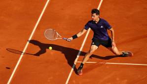 Dominic Thiem auf seinem Lieblingsbelag Sand.