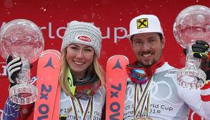 Mikaela Shiffrin und Marcel Hirscher