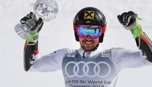 Marcel Hirscher jubelt