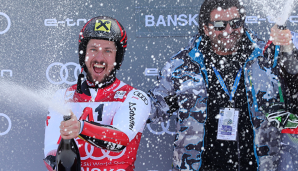 Marcel Hirscher kassiert.