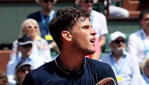 Dominic Thiem hat sich auf dem Court Philippe Chatrier eingelebt