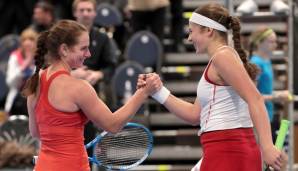 Melanie Klaffner brachte Jelena Ostapenko ins Schwitzen.