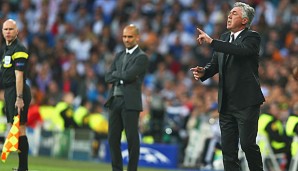 Carlo Ancelotti (r.) soll Pep Guardiola beim FC Bayern beerben