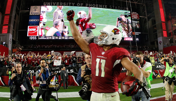 Larry Fitzgerald hält bereits mehrere Playoff-Rekorde - jetzt will er den Titel