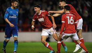 Nottingham Forest hat Arsenal aus dem FA Cup geworfen