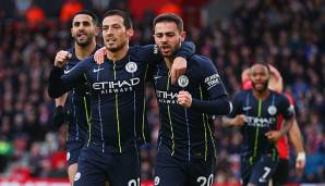 Manchester City bejubelt einen 3:1-Sieg beim FC Southampton.