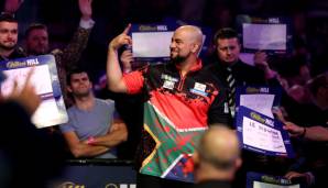 Devon Petersen steht im Achtelfinale der Darts-WM.