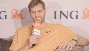 Dirk Nowitzki im deutschen Haus in Dallas.