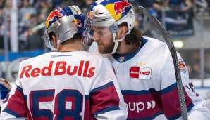 Der EHC Red Bull München führt in der Finalserie mit 2:0.