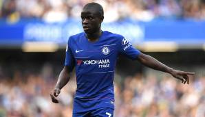 Platz 12: N’Golo Kante (FC Chelsea), Position: ZDM/ZM - Gesamtstärke: 89 - Potenzial: 90 - Steigerung: +1