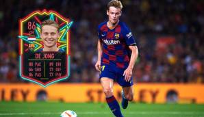 FRENKIE DE JONG (FC Barcelona): Rating von 86.