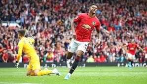 Platz 20: Marcus Rashford (Manchester United), Position: ST/LM - Gesamtwertung: 83 - Potenzial: 88 - Steigerung: +5