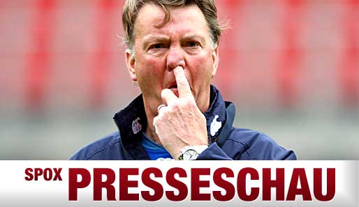 Louis van Gaal beim Training seines ehemaligen Klubs AZ Alkmaar