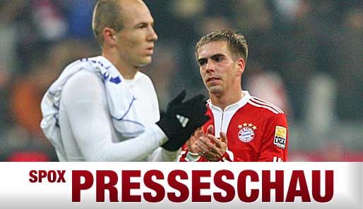 Arjen Robben und Philipp Lahm gerieten im Training aneinander