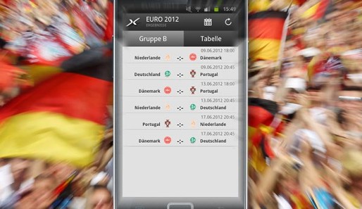 Der Liveticker der Android-App hat ein umfangreiches Update erhalten