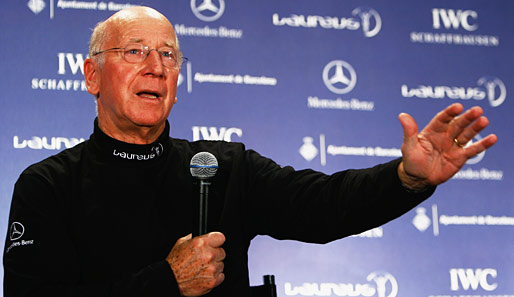 Laureus-Academy-Mitglied Sir Bobby Charlton wurde 1966 Weltmeister