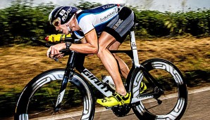 Horst Reichel trat beim Ironman 70.3 im Kraichgau an