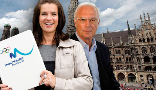 Der Charme von Katarina Witt und die Präsenz des Kaisers sollen die Spiele nach München bringen