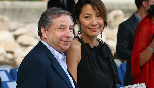 Schauspielerin Michelle Yeoh mit Freund Jean Todt