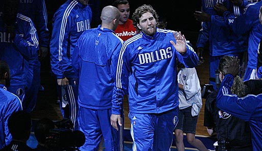 ... Mavericks-Superstar Dirk Nowitzki ist bereit für Spiel 5. Und wie, der Deutsche sollte wieder richtig heiß laufen