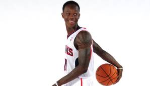 Kein Wunder, dass Dennis Schröder in den USA schon Everybody's Darling ist. Das Posen hat er auf jeden Fall drauf.