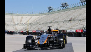 Anschließend ging es noch auf das Autodromo Hermanos Rodriguez, wo 2015 wieder ein Rennen gefahren wird