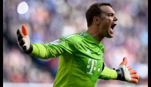 TOR: Manuel Neuer (FC Bayern München): Auch wenn er nicht allzu häufig eingreifen musste, ist der Welttorhüter für die User mit Abstand (35 Prozent) zum besten Keeper der Hinrunde gewählt worden