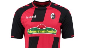 SC FREIBURG: Das Heimtrikot des SC Freiburg ist naja zumindest mal gewöhnungsbedürftig. Paul Joyce von der Uni Portsmouth fühlt sich auf Twitter an ein Warnsignal für radioaktiven Joghurt erinnert...