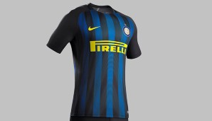 Beim Heimtrikot gibt es keine Experimente: Die Nerazzurri setzen in der kommenden Saison zu Hause traditionell auf schwarz-blaue Längsstreifen