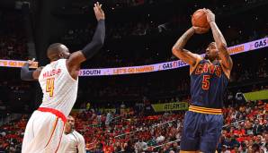 Platz 18: J.R. Smith - 8 Dreier (bei 12 Versuchen) - Cavaliers vs. Hawks 2015, Game