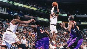 Platz 24: Allen Iverson - 8 Dreier (bei 14 Versuchen) - Sixers vs. Raptors 2001, Game 5