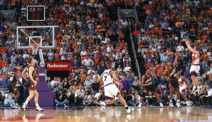 Platz 5: Rex Chapman - 9 Dreier (bei 17 Versuchen) - Suns vs. Sonic 1994, Game 1