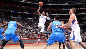 Platz 7: Chris Paul - 8 Dreier (bei 9 Versuchen) - Clippers vs. Thunder 2014, Game 1