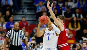 9 – Raptors (via New York): Skal Labissiere (Kentucky, F/C: 6,6 Punkte, 3,1 Rebounds, 1,6 Blocks)